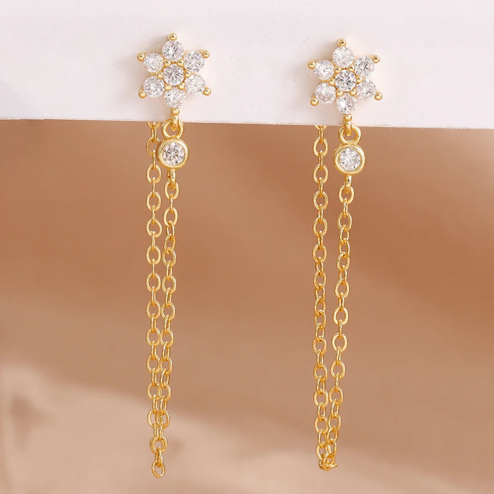 Celeste Starfall Drop Earrings
