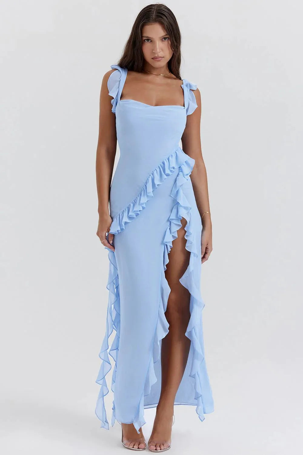 Viviana Maxi Dress — hem detail