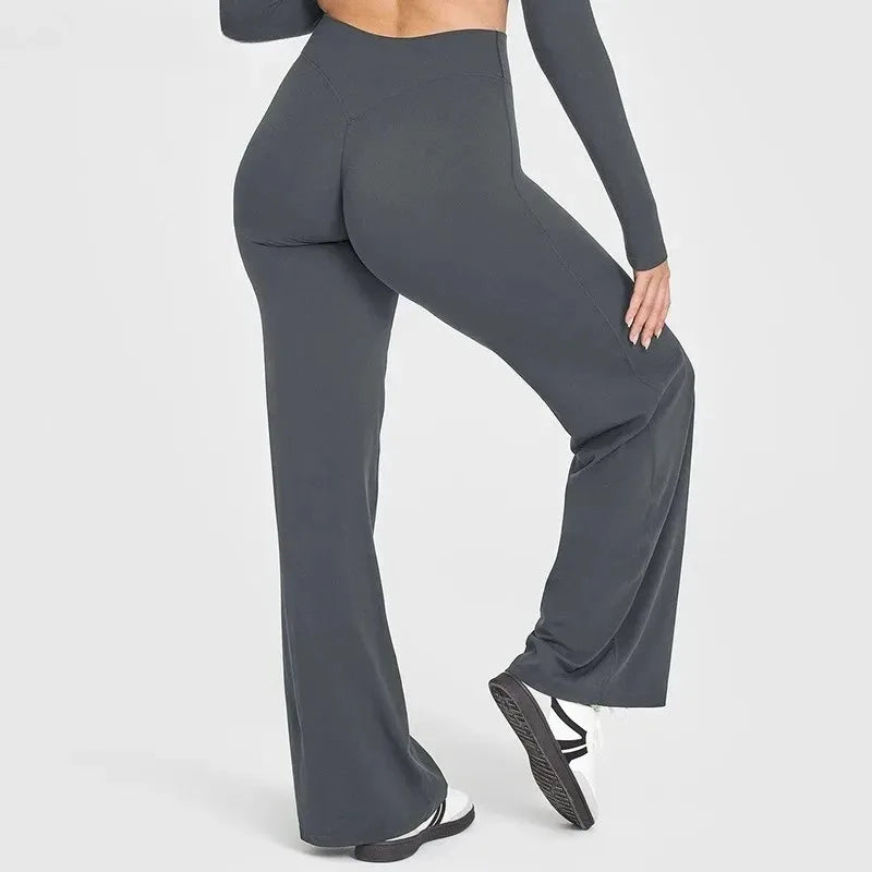 Nova Butter-Soft Flared Yoga Pants, view 2