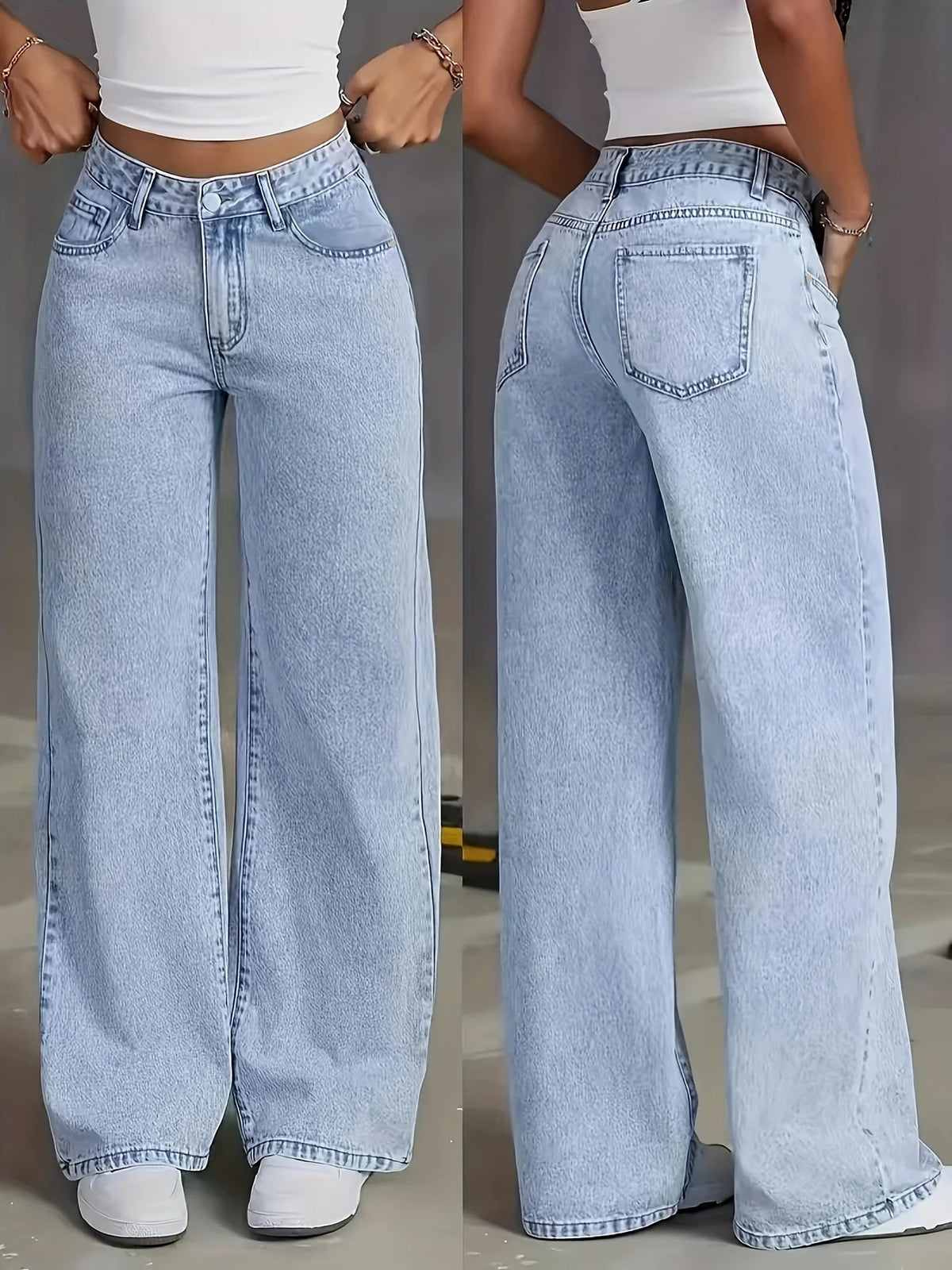 Jolie Wide-Leg Jeans, view 2