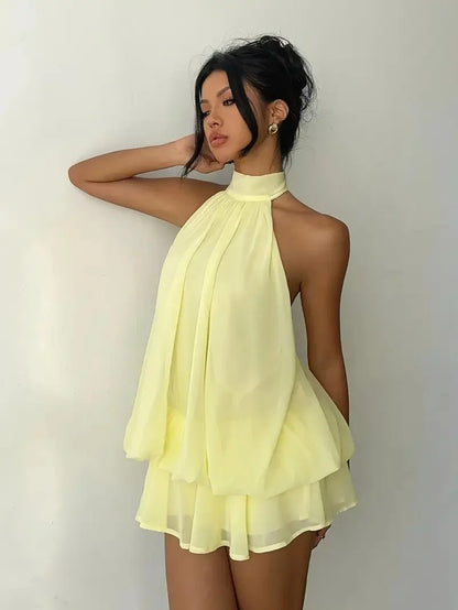 Elysia Sculpted Mini Dress