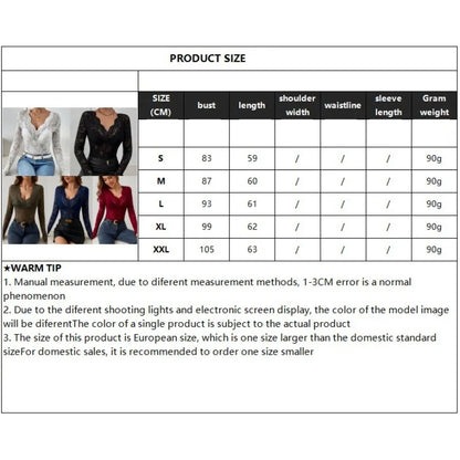 Ondine Lace V-Neck Long-Sleeve Top, view 6