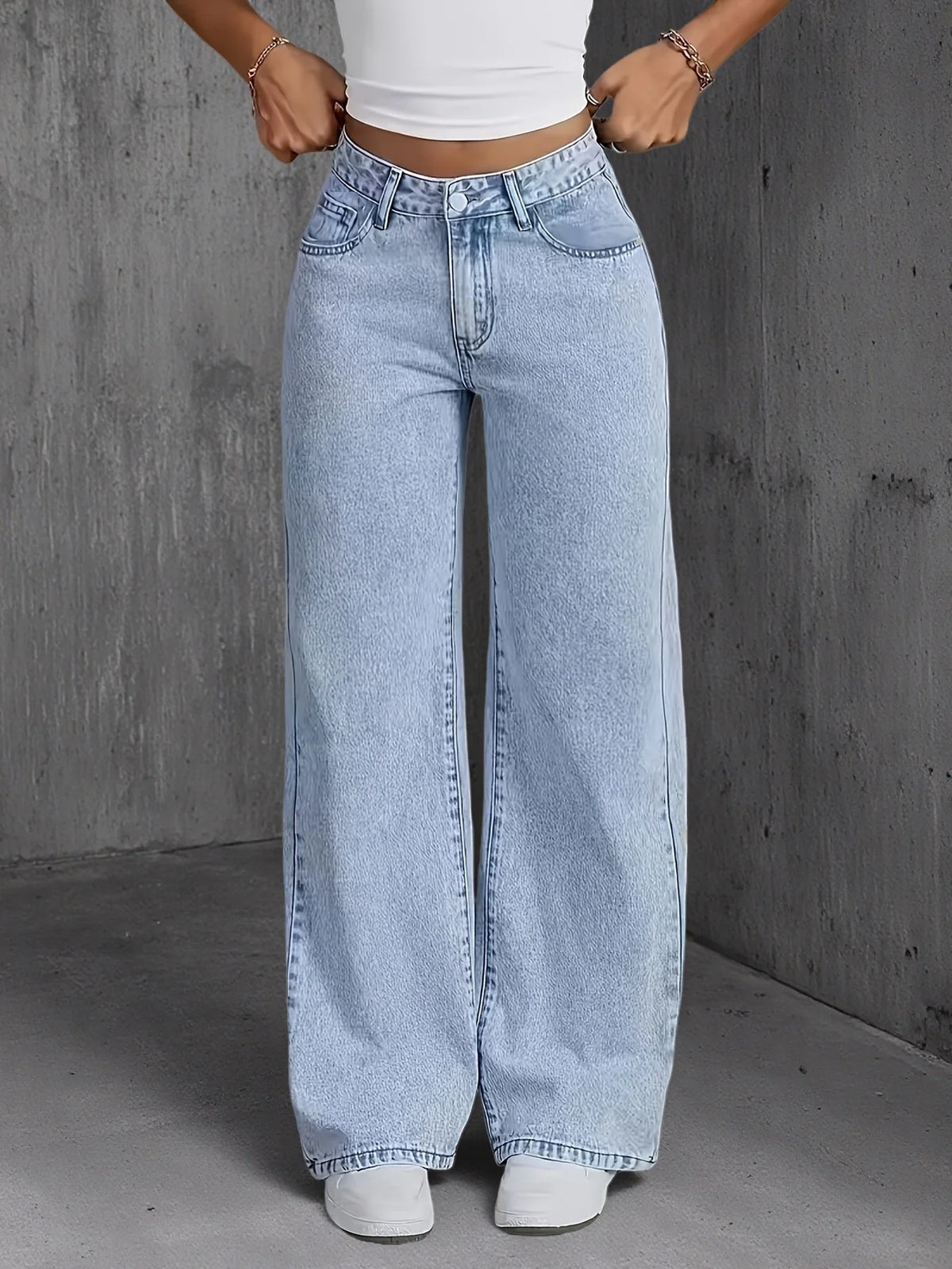 Jolie Wide-Leg Jeans, view 1