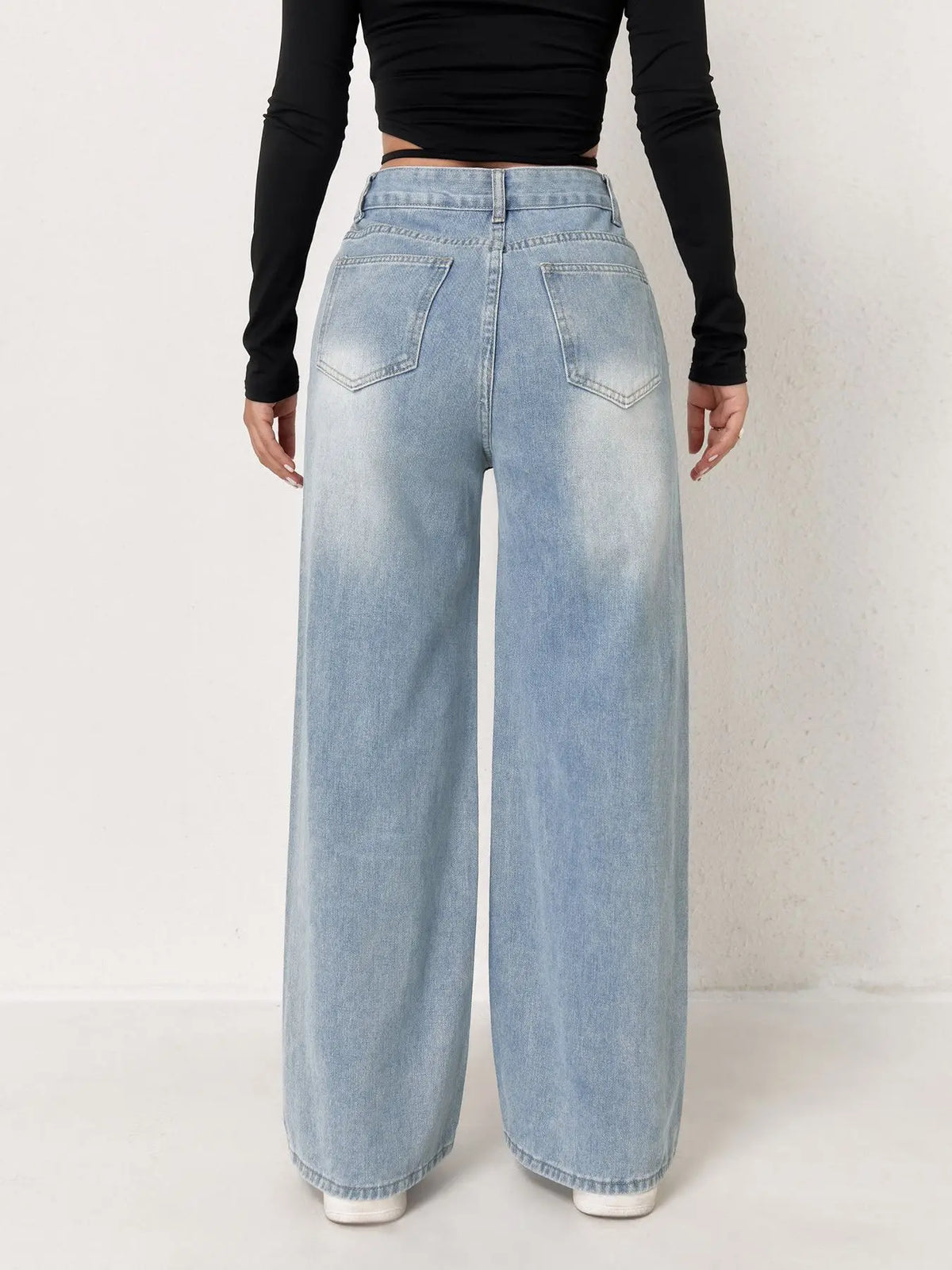 Jolie Wide-Leg Jeans, view 4