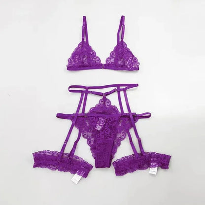 Éclat Sheer Lace Lingerie Set