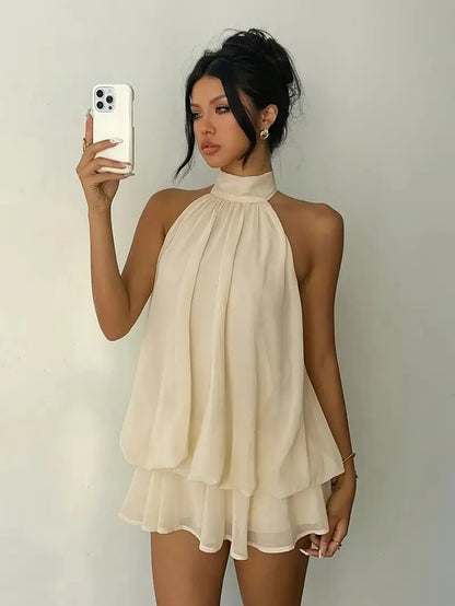 Elysia Sculpted Mini Dress