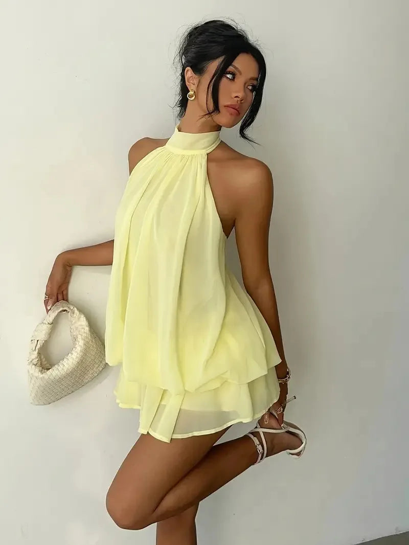 Elysia Sculpted Mini Dress