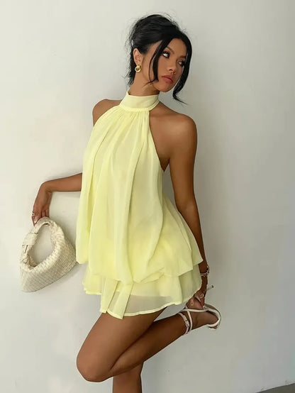 Elysia Sculpted Mini Dress