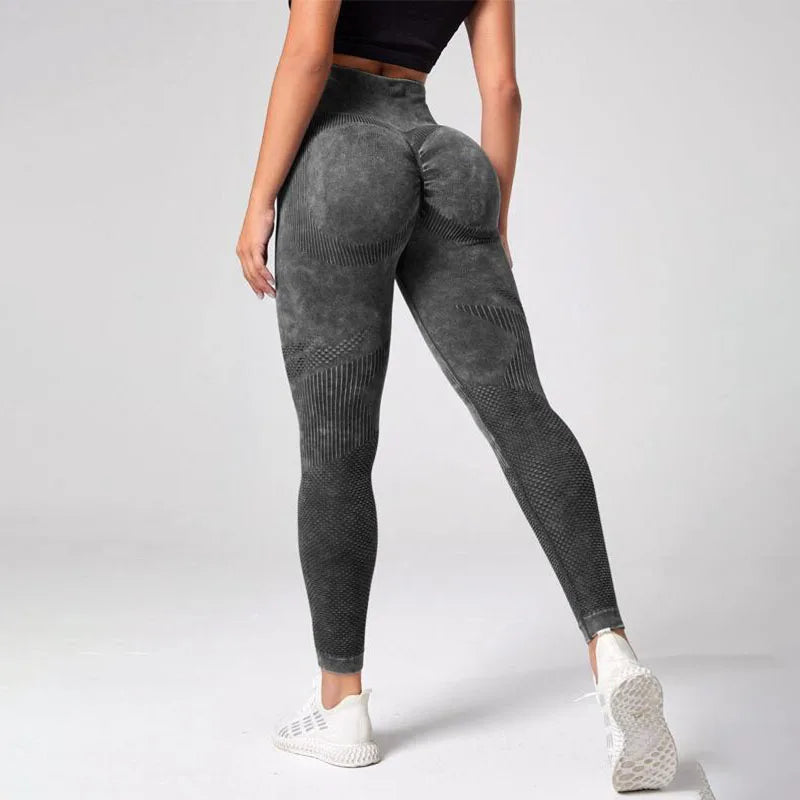 Vita Seamless Scrunch Leggings in Grey