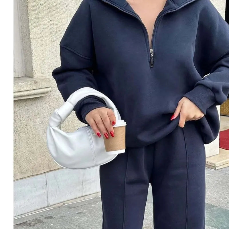 Elodie Half-Zip Lounge Set, view 5