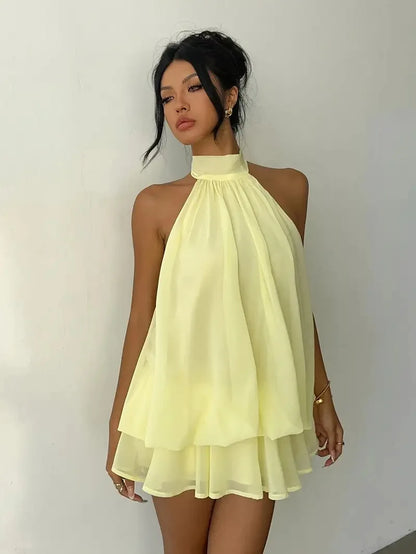 Elysia Sculpted Mini Dress