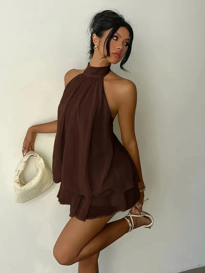 Elysia Sculpted Mini Dress