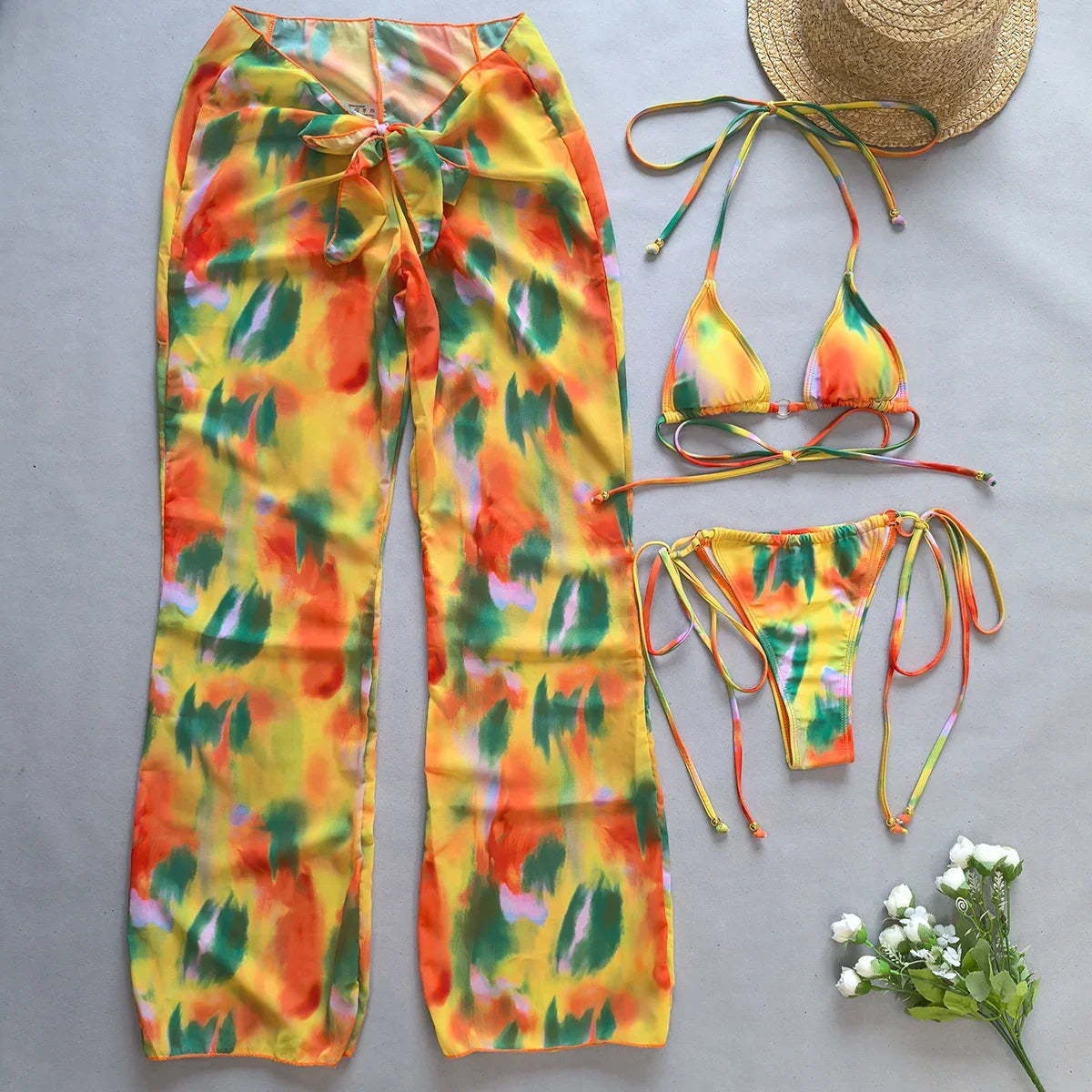 Solea Sculpt 3-Piece Bikini Set