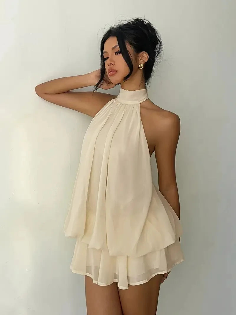 Elysia Sculpted Mini Dress