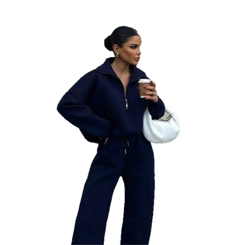 Elodie Half-Zip Lounge Set, view 4