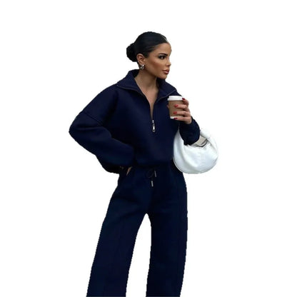 Elodie Half-Zip Lounge Set, view 4
