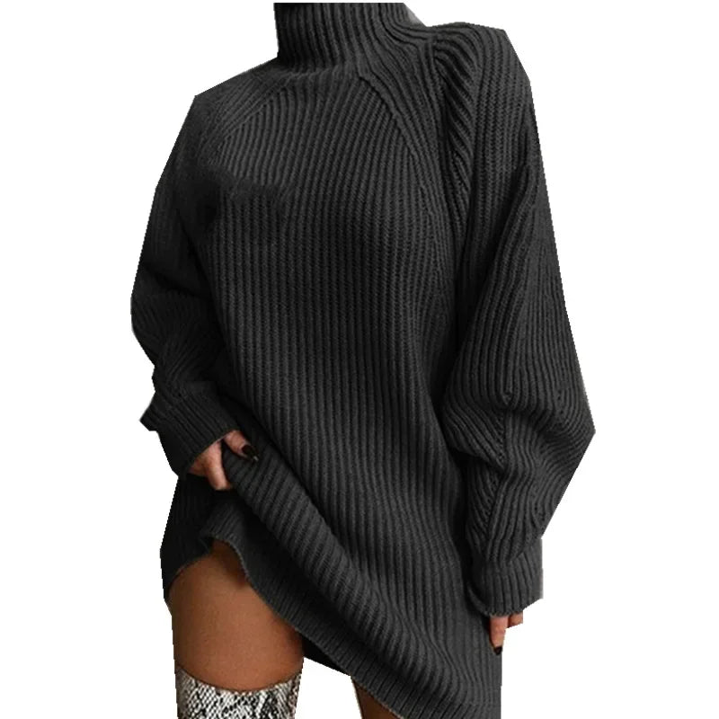 Maëlle Chunky Knit Sweater Dress, view 1