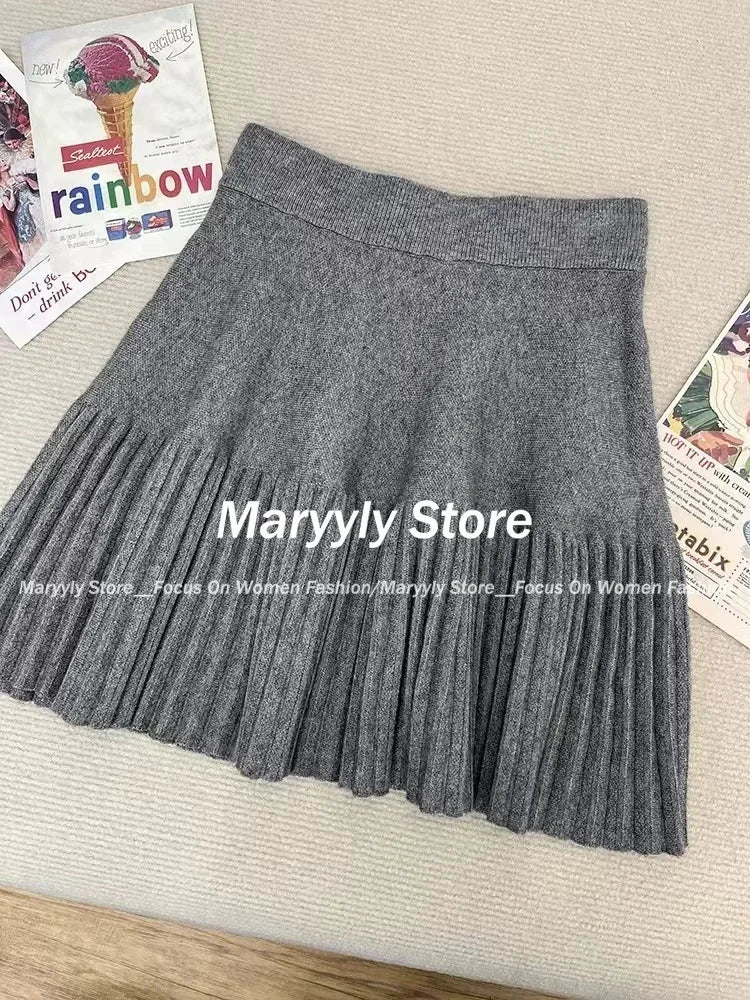 Margaux Knit Polo Top & Skirt Set, view 5