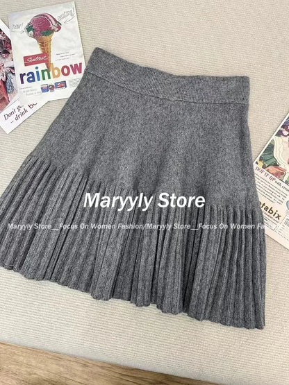 Margaux Knit Polo Top & Skirt Set, view 5