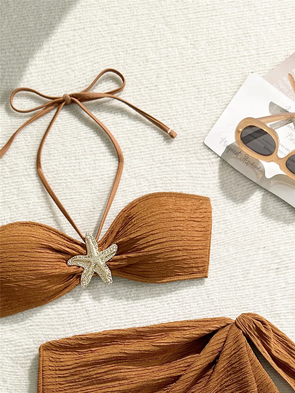 Aurea Starfish 3-Piece Bandeau Bikini Set