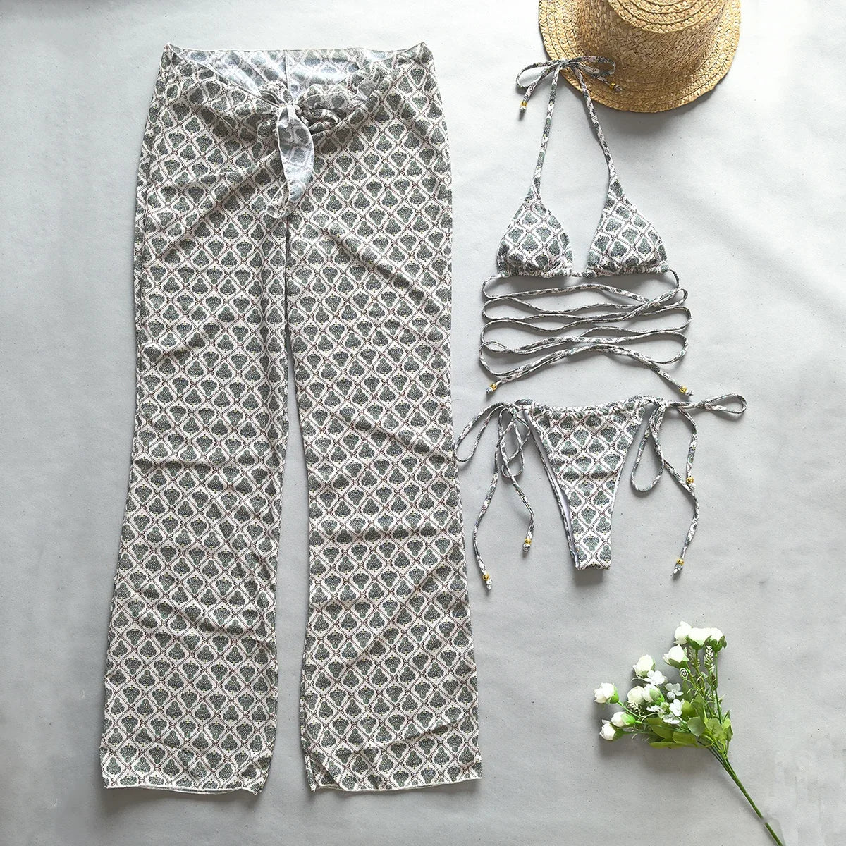 Solea Sculpt 3-Piece Bikini Set