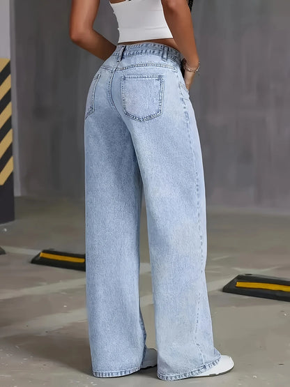 Jolie Wide-Leg Jeans, view 3