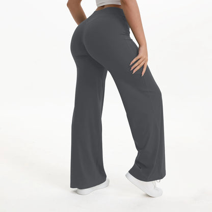 Aria Flared Yoga Pants in Meteorite Grey