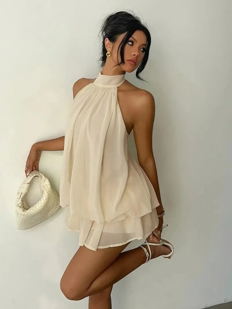 Elysia Sculpted Mini Dress