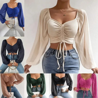 Trendy Crop Top — front view